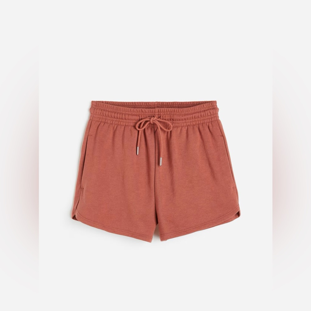 H&M brick red sweatshorts